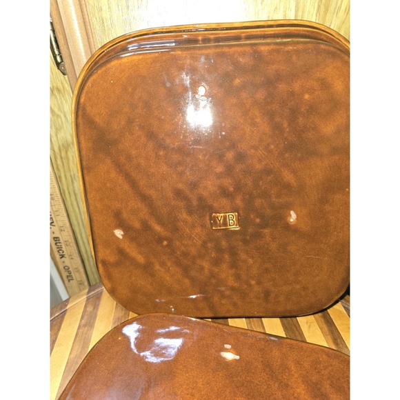 Vintage Sunbeam Crocker Frypan Electric Skillet Crock Replacements 2 Inserts - Picture 10 of 10